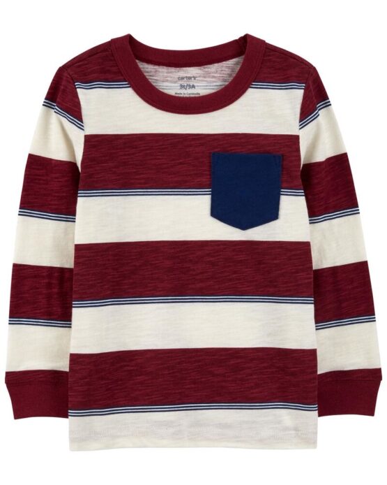 Carter's Baby Red Pocket Jersey Tee