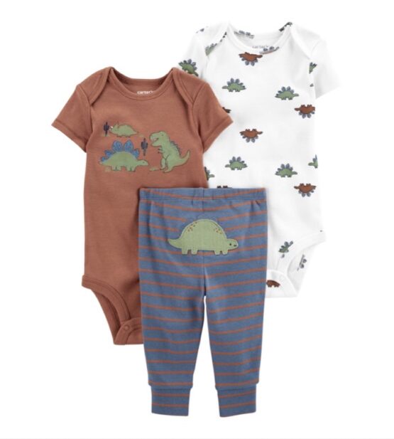Carter's Multi Baby 3-Piece Dinosaur Little Character Set
