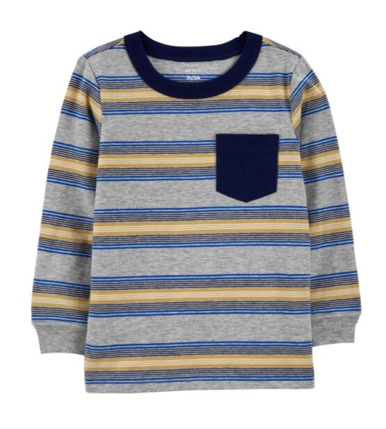 Carter's Multi Baby Pocket Jersey Tee