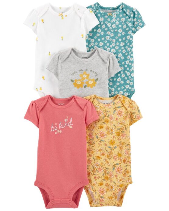 Carter's 5-Pack Short-Sleeve Bodysuits