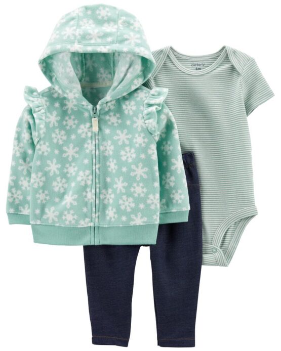 Carter's Baby 3-Piece Fleece Little Jacket Set