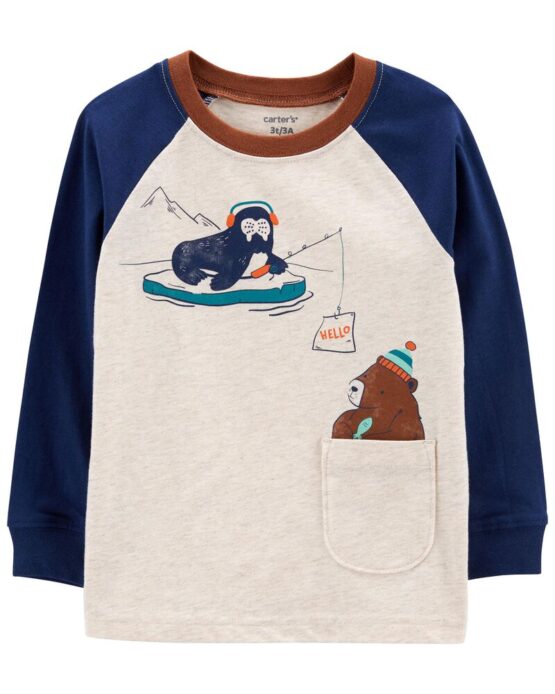 Carter's Animal Raglan Tee