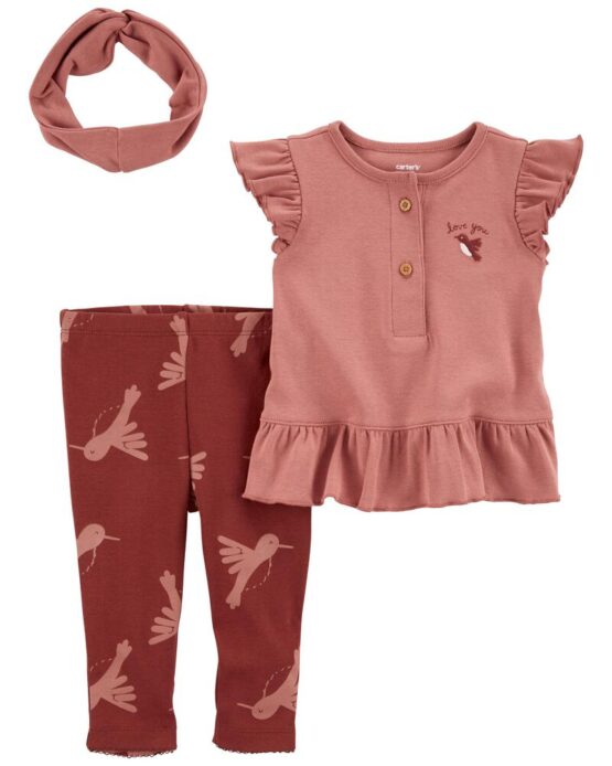 Carter's 3-Piece Little Bird Outfit Set