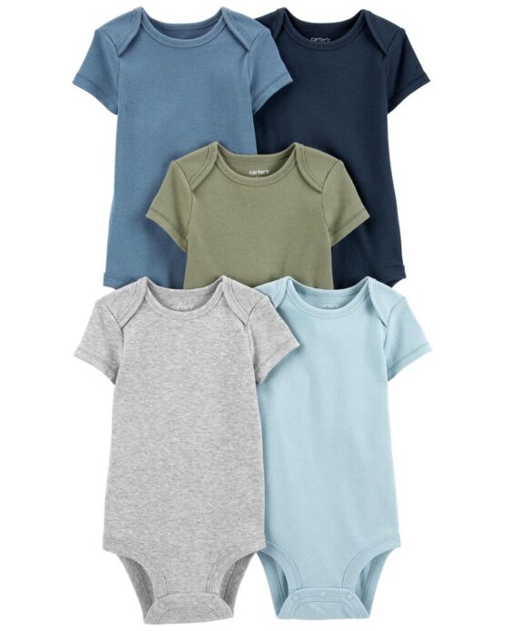 Carter's Baby 5-Pack Short-Sleeve Bodysuits