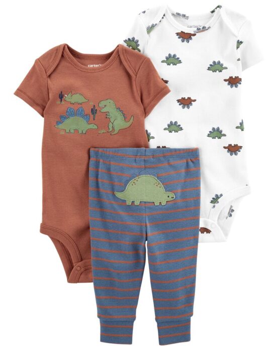 Carter's Baby 3-Piece Dinosaur Little Character Set