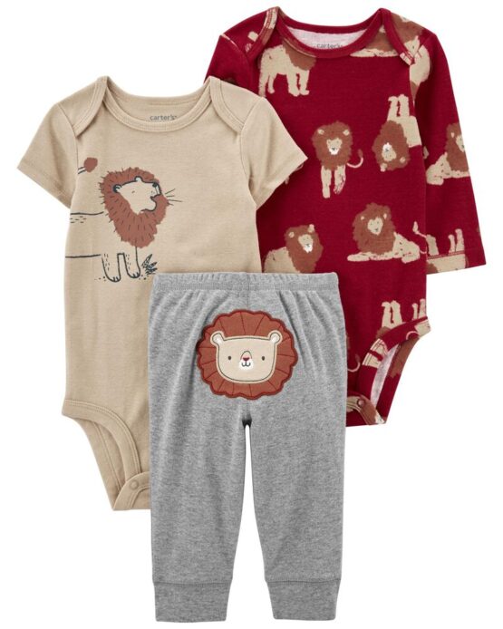 Carter's Baby 3-Piece Lion Print Pant Set