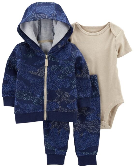 Carter's Baby 3-Piece Camo Little Jacket Set