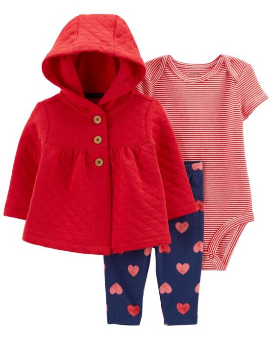 Carter's Baby 3-Piece Quilted Vest Set