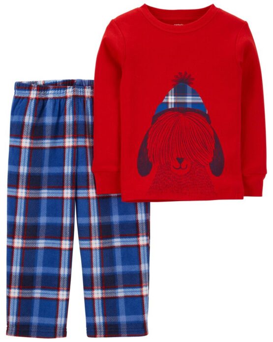 Carter's Toddler 2-Piece Dog & Fleece PJs