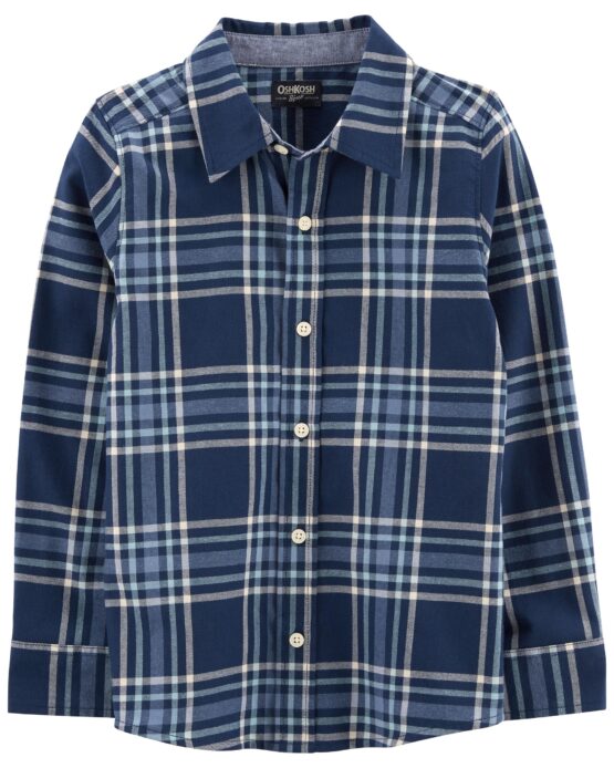 Carter's Toddler Cozy Flannel Button-Front Shirt