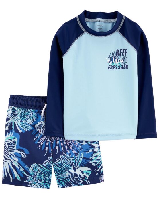 Carter's Reef Explorer 2-Piece Rashguard Set