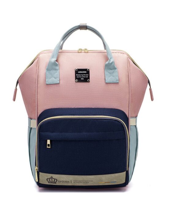 Lequeen Delux Colorblock Diaper Bag