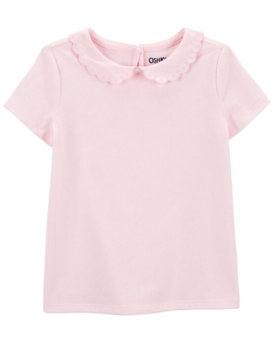 Carter's Toddler Scalloped Peter Pan Collar Jersey Tee