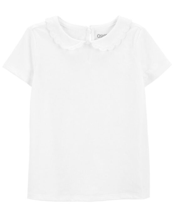 Carter's Toddler Scalloped Peter Pan Collar Jersey Tee