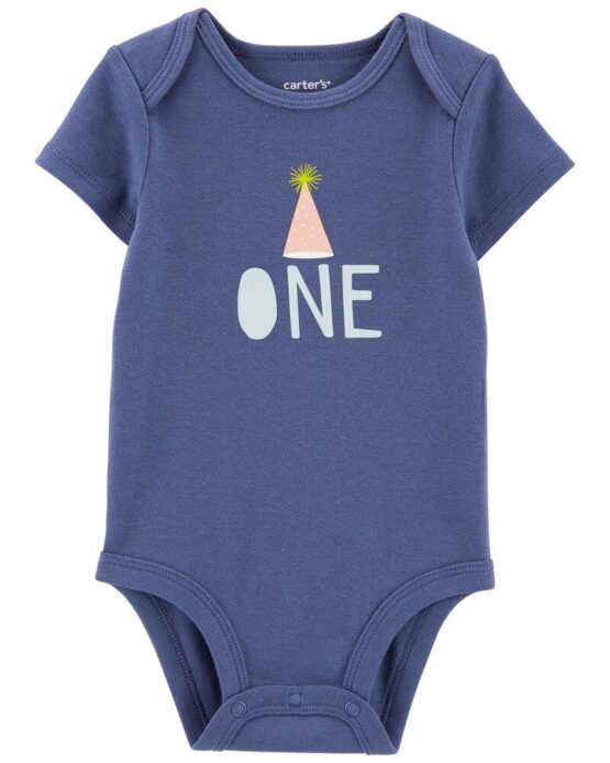 Carter's Birthday Short-Sleeve Bodysuit