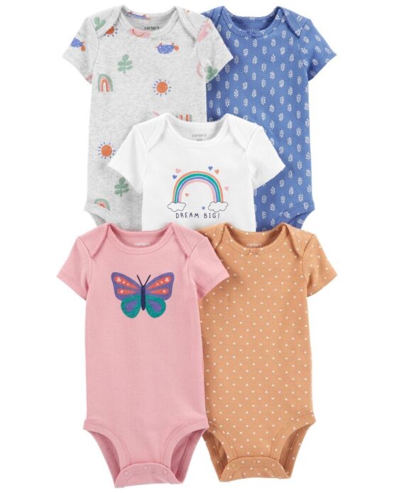 Carter's Baby 5-Pack Short-Sleeve Original Bodysuits