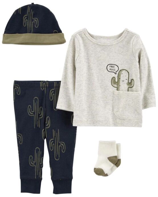 Carter's 4-Piece Cactus Outfit Set