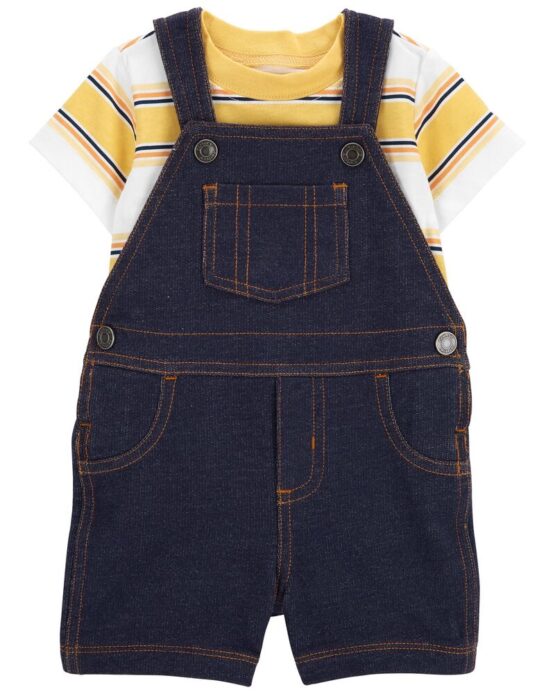 Carter's Baby 2-Piece Tee & Shortalls Set