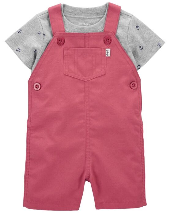 Carter's Baby 2-Piece Tee & Shortall Set
