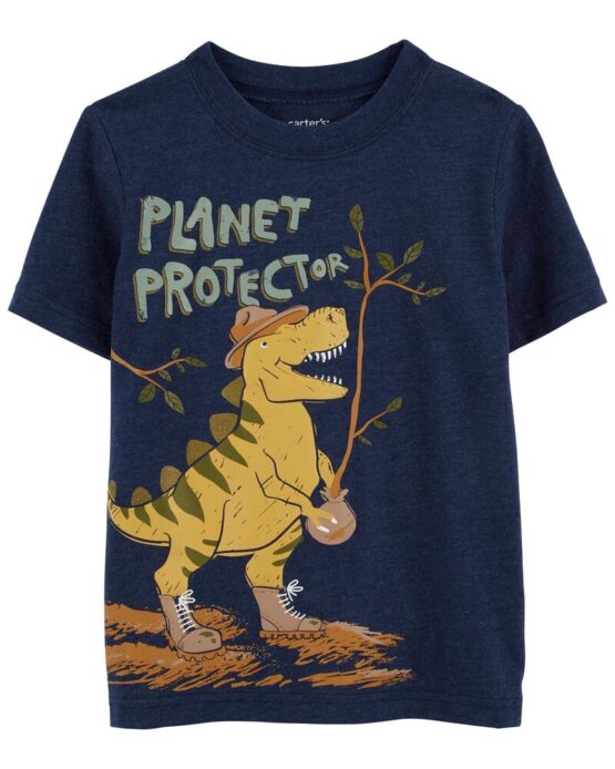 Carter's Toddler Dinosaur Jersey Tee