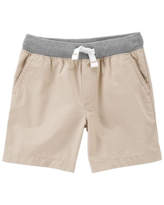 Carter's Khaki Toddler Pull-On Dock Shorts