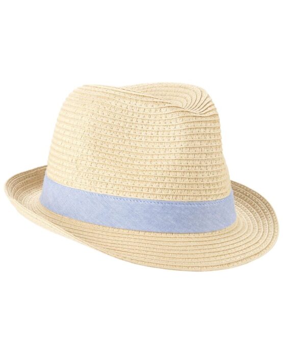 Carter's Khaki/Chambray Toddler Fedora