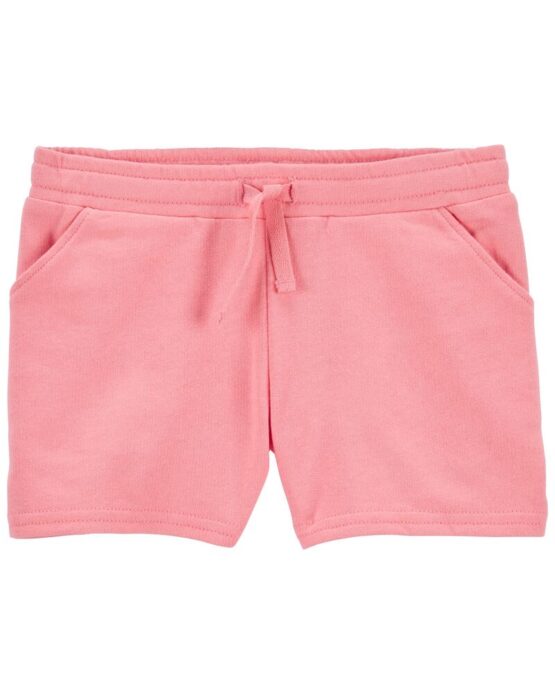 Carter's Pink Toddler Pull-On French Terry Shorts