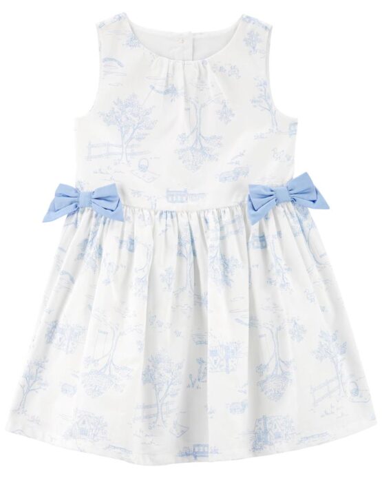 Carter's Ivory Toddler Special Occasion Sateen Dress