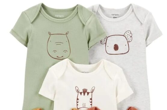 Carter's Baby 3-Pack Short-Sleeve Bodysuits