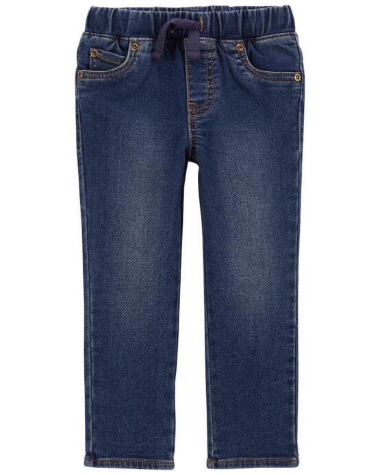 Carter's Pantalon Tipo Jean con Cintura Elastica