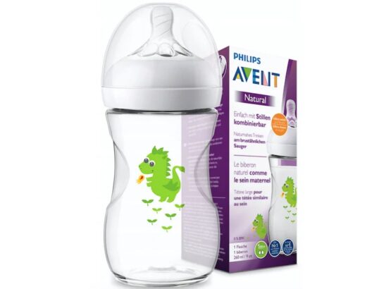 Avent Biberon Natural de 260ML Dinosaurio - 1 Unidad