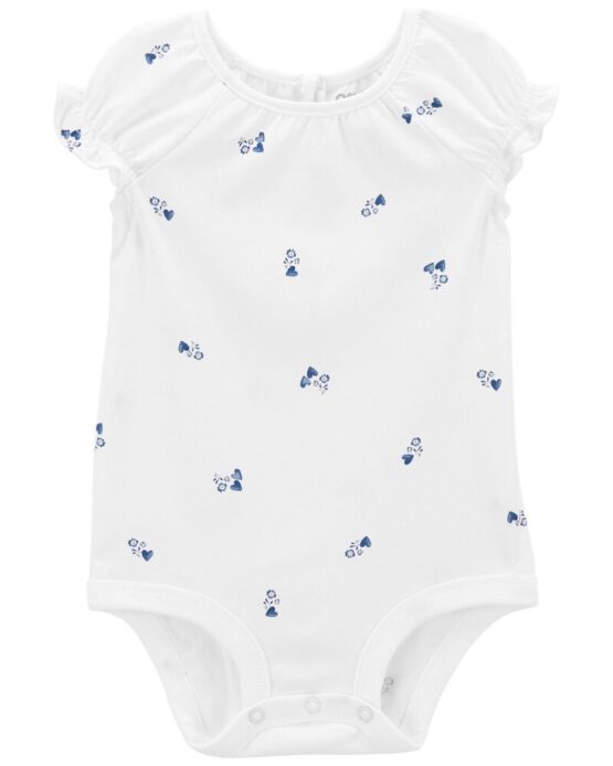 Carter's Mameluco de niña con estampado de flores