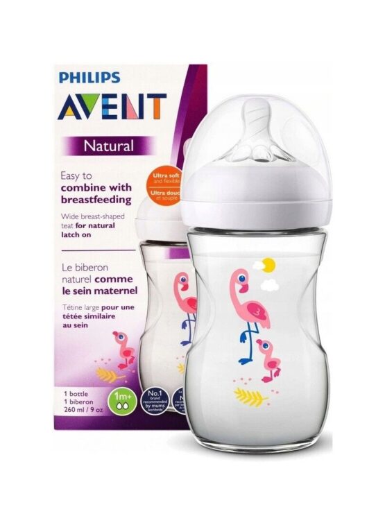 Avent Biberon Natural de 260ML Pelicanos - 1 Unidad