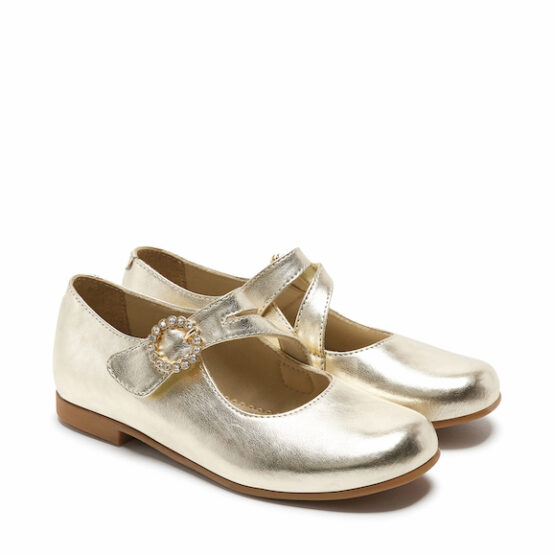 Zapatilla Rachel Lil Portia Dorado Metalico