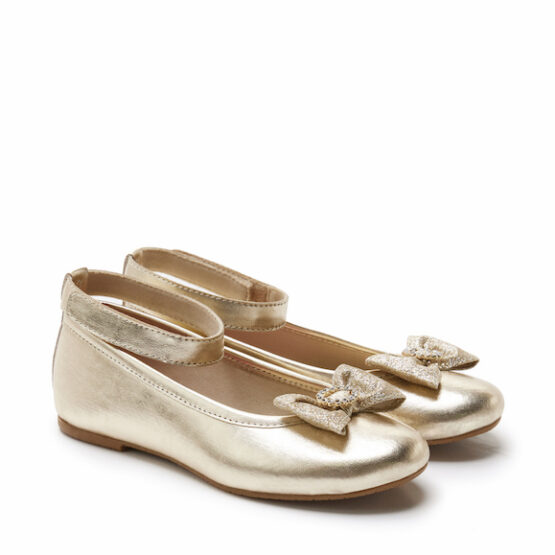Zapatilla Rachel Lil Eliana Dorado Metalico
