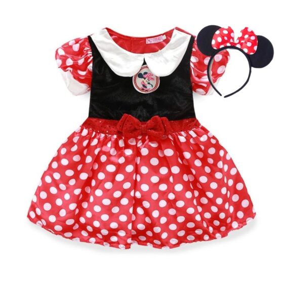 Disfraz Minnie Mouse Polka Dot Rojo y Blanco