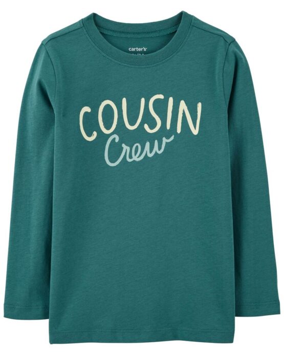 Carter's Blusa Manga Larga Cousins Crew Unica Talla 7