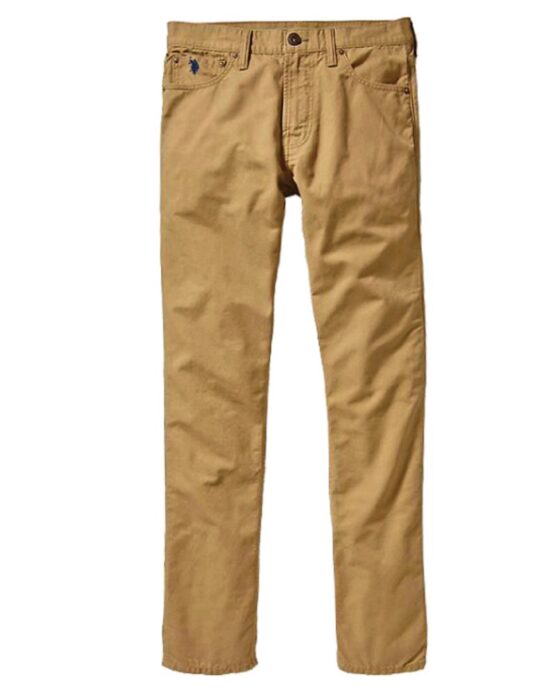 U.S. Polo Assn. Pantalon Casual Camel de 5 bolsas