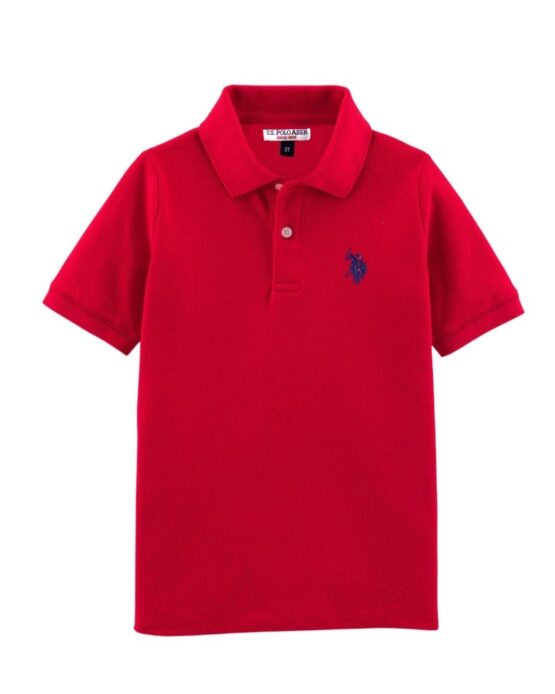 US Polo Assn Polo Roja 100% Algodon Pique