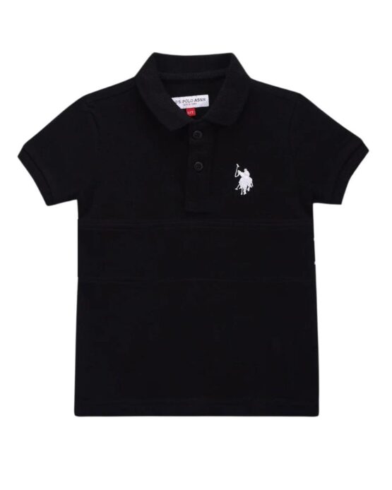 US Polo Assn Polo Negra 100% Algodon Pique
