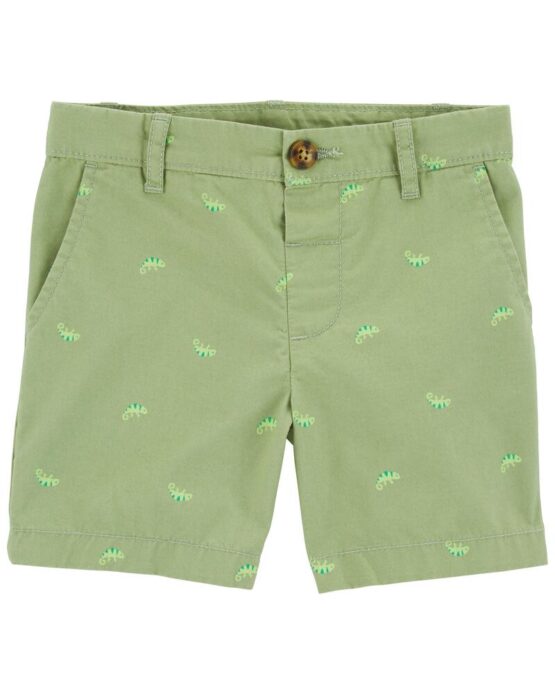 Carter's Short Casual estampado Camaleon