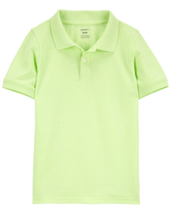 Oshkosh Camisa Tipo Polo Verde Lima
