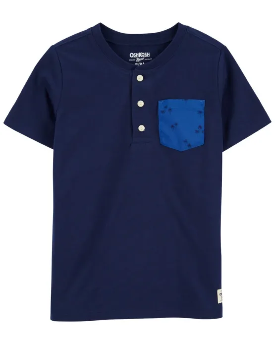 Camiseta Oshkosh Henley con Bolsa