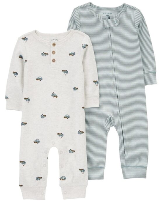 Carter's Pijama Set de 2 Piezas Pijamas Carritos