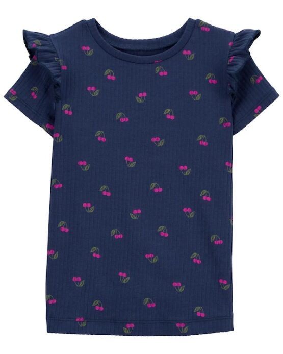 Blusa Carter's Fresas Toddlers Manga corta