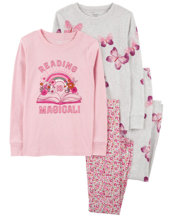 Carter's 4-Piece Reading Magical 100% Cotton PJs