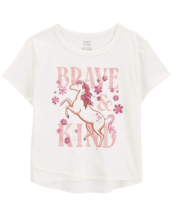 Blusa Carter's Juvenil Unicornio