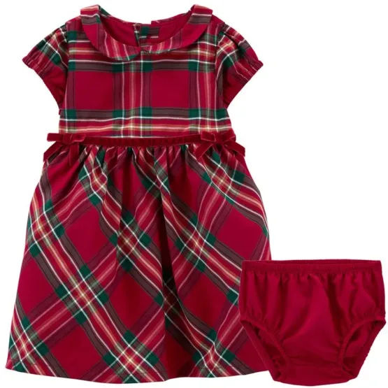 Vestido Carter's Cuadriculado para bebe
