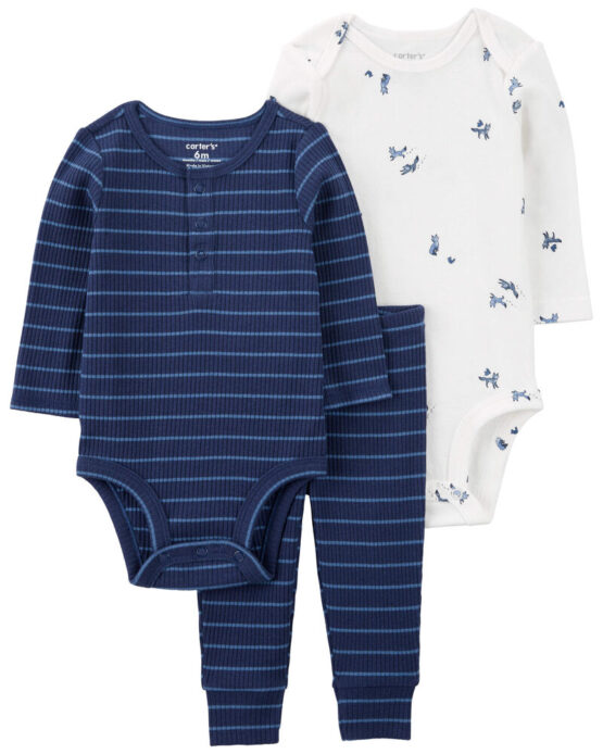Carter's Set de 3 pcs para bebe