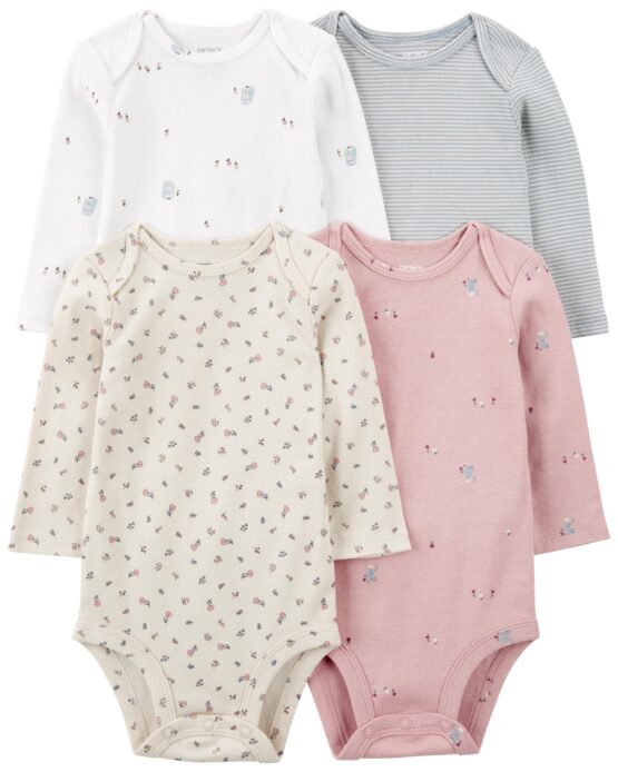 Paquete de 4 Mamelucos Carter's para bebe